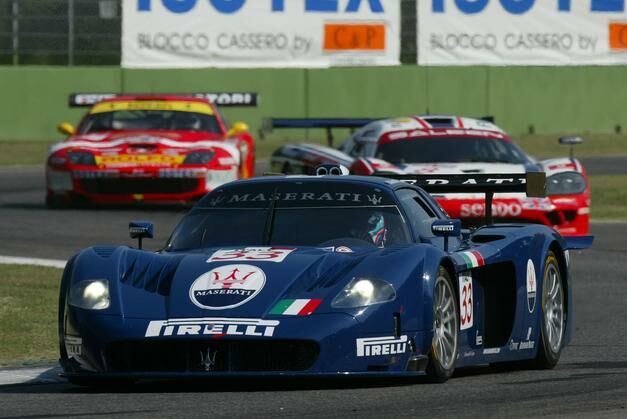 FIA GT action from Imola today