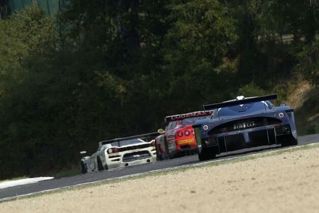 FIA GT action from Imola today