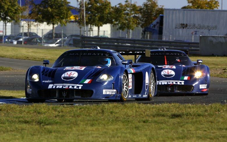 AF Corse Maserati MC 12 during FIA GT Championship qualifying at Oschersleben