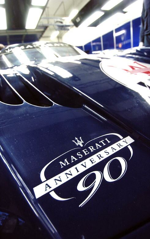 AF Corse Maserati MC 12 during FIA GT Championship qualifying at Oschersleben