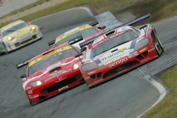 FIA GT Championship race action from Oschersleben