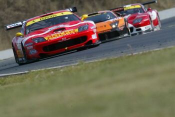 FIA GT Championship race action from Oschersleben