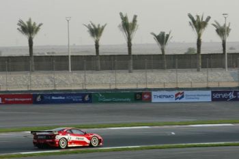 FIA GT Championship free practice ction from Dubai today