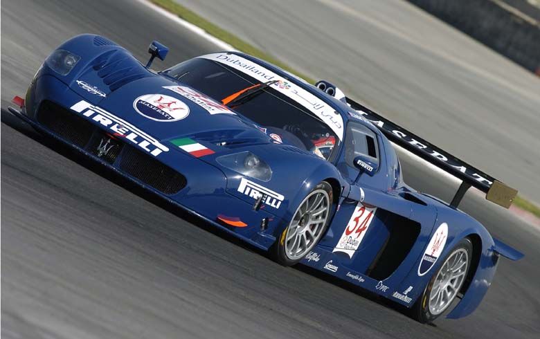 AF Corse Maserati MC12 during qualifying in Dubai today