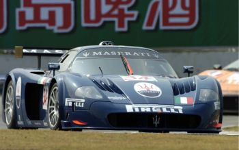 Maserati MC 12 at Zuhai during free practice today