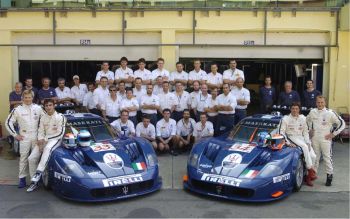 Maserati MC 12 at Zuhai during free practice today