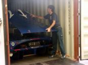 The FIA GT team's containers arrive at Zuhai