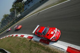 Fabrizio Gollin and Luca Cappellari on their way to victory at Monza last year