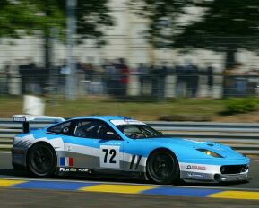 This Care Racing Ferrari 550 Maranello ran in an FFSA GT Championship round at Nogaro last year as a warm up for Le Mans