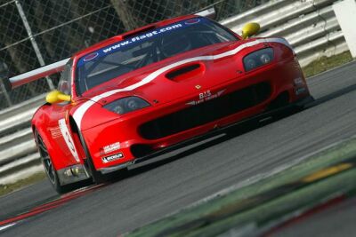 BMS Ferrari 550 Maranello at Monza yesterday