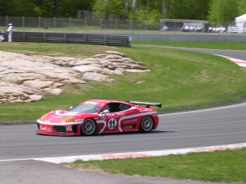 JMB Racing Ferrari 360 at Mont Tremblant last weekend