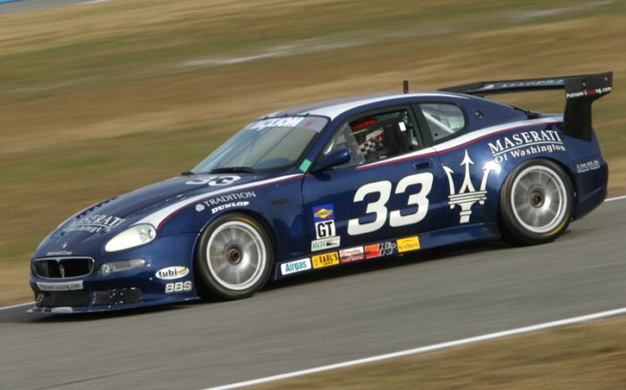 The Scuderia Ferrari of Washington Maserati GT Light during qualifying for the Daytona 24 Hours