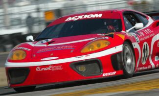 Early exit for the JMB Ferrari at Daytona. Click to enlarge.