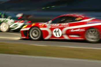 Early exit for the JMB Racing USA Ferrari 360 GT at Daytona