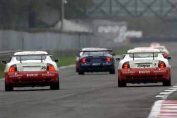 Trofeo Maserati Vodafone action from Monza yesterday