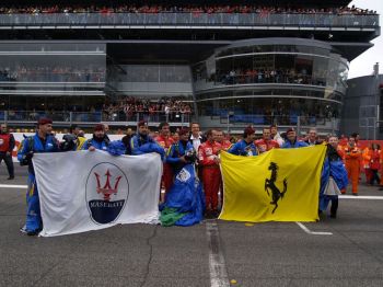 The Ferrari Maserati World Finals came to a close yesterday at the Monza circuit with a demonstration run by four Scuderia Ferrari Marlboro F2004, driven by Michael Schumacher, Rubens Barrichello, Luca Badoer and Andrea Bertolini