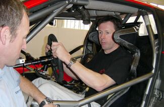 Colin McRae's Ferrari 550 Maranello for Le Mans takes shape at Prodrive's Banbury facility