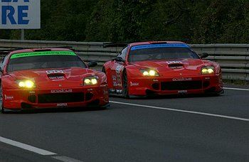 Saturday evening race action from Le Mans