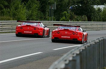 Saturday evening race action from Le Mans