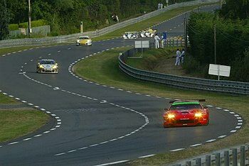 Morning race action from Le Mans