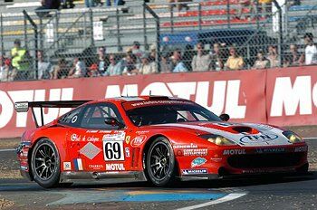 Race action from Le Mans