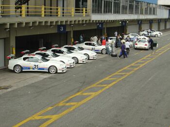 Maserati Trofeo test action from Interlagos