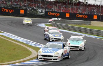 Maserati Trofeo Brazil action from Interlagos