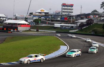 Maserati Trofeo Brazil action from Interlagos