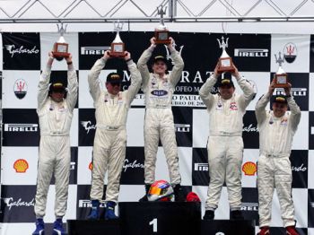 Maserati Trofeo Brazil action from Interlagos