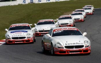 Vodafone Maserati Trofeo test at Vallelunga