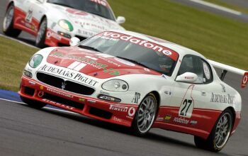 Vodafone Maserati Trofeo Europa action from Silverstone