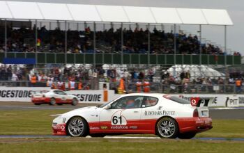 Vodafone Maserati Trofeo Europa action from Silverstone