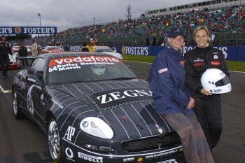 Maserati Trofeo Europa action from Silverstone yesterday