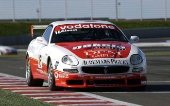 Trofeo Vodafone Maserati action from Magny Cours