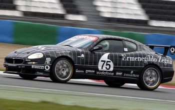 Trofeo Vodafone Maserati action from Magny Cours