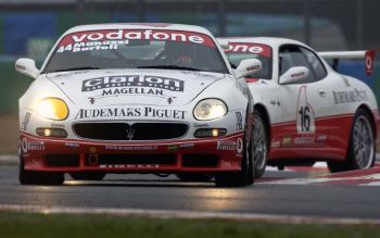 Trofeo Vodafone Maserati action from Magny Cours