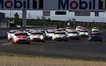 Trofeo Vodafone Maserati action from Magny Cours