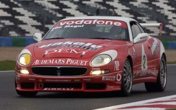 Trofeo Vodafone Maserati action from Magny Cours