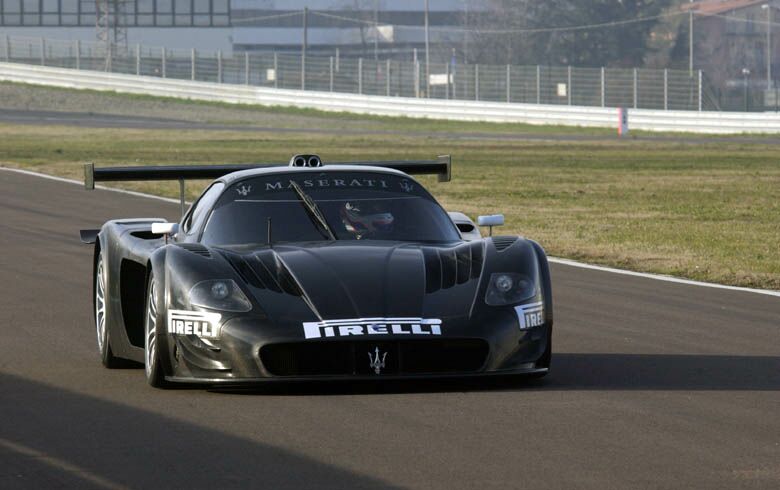 Maserati's new sportscar, at Fiorano