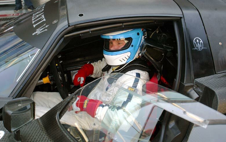 Mika Salon in the Maserati MC12 at Monza this week