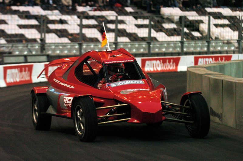 Action from the 2004 Race of Champions