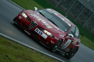 Gabriele Tarquini on his way to pole position at Monza