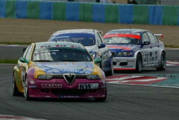 Team Oregon Alfa Romeo 156 GTA last time out at Magny Cours