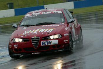 FIA European Touring Car Championship action from Donington Park