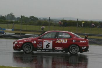 FIA European Touring Car Championship action from Donington Park