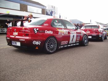 FIA GT action at Donington Park