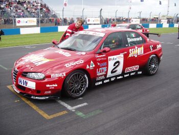 FIA GT action at Donington Park