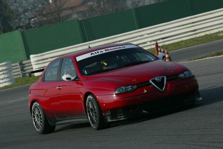 Alfa Romeo's kicked off their 2004 testing program at Misano last week. Click to enlarge.