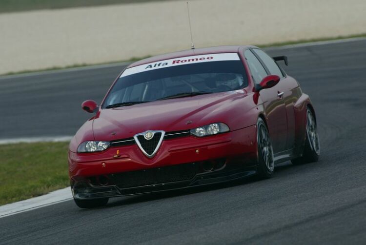 Alfa Romeo's kicked off their 2004 testing program at Misano last week. Click to enlarge.