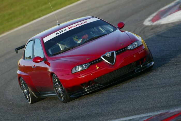 Alfa Romeo at the Michelin test at Vallelunga at the weekend